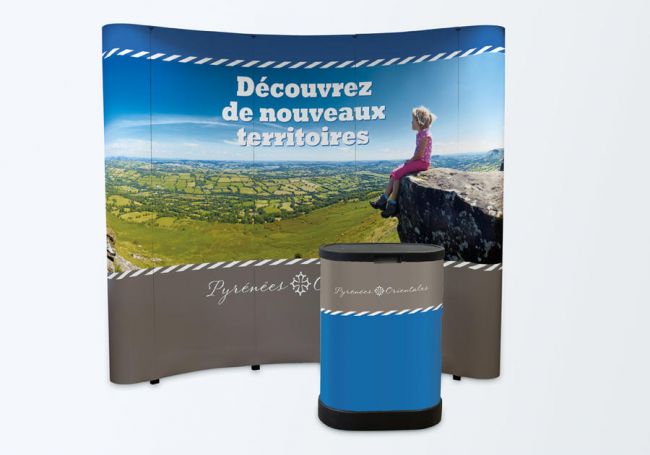 Stand parapluie pour salon évènement à Toulouse 31